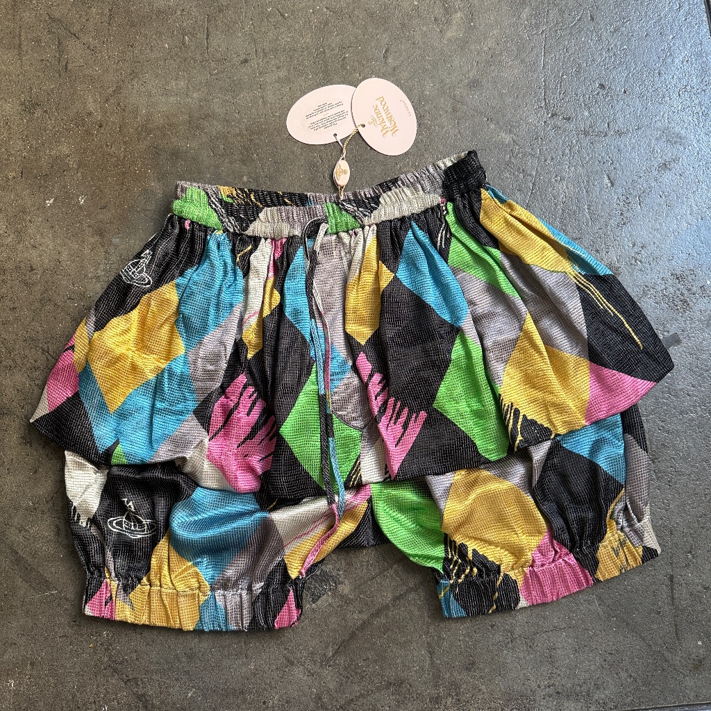 Vivienne Westwood Nwt Gold Label Ss 2015 Harlequin Skirt Shorts